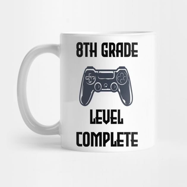 8th Grade Graduation Gamer, Graduation Gifts T-Shirt by AwesomeDesignArt